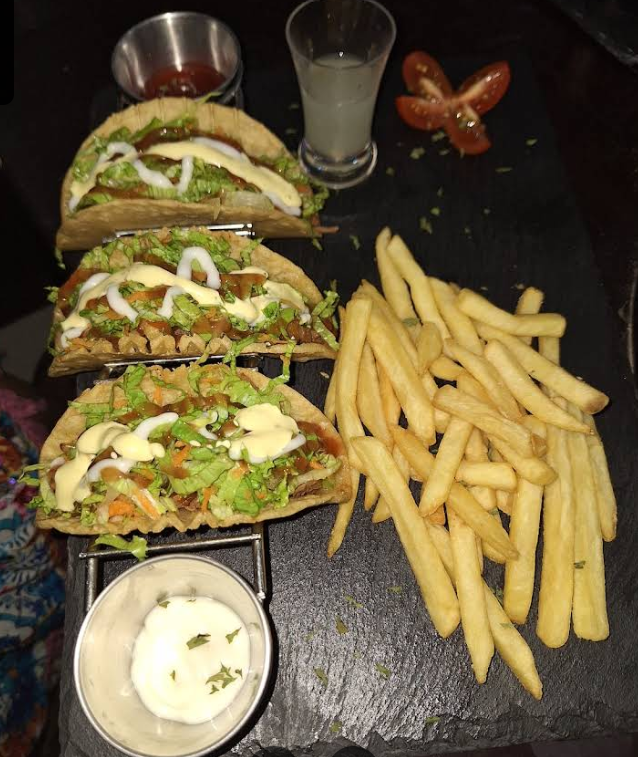 Tacos Fusion con papas